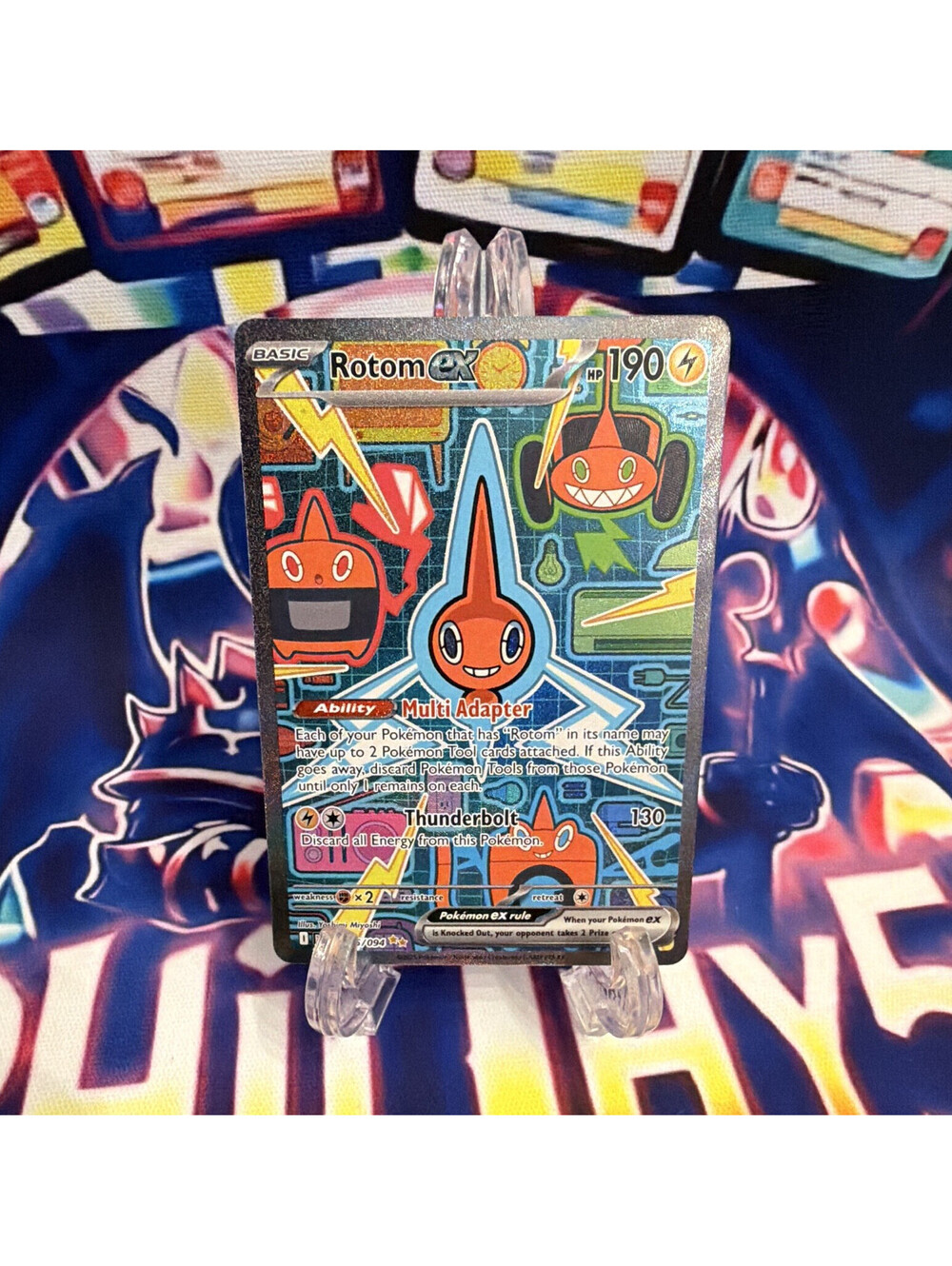 Pokemon Rotom V 126/094 Ultra Rare Full Art Holo English 190 HP